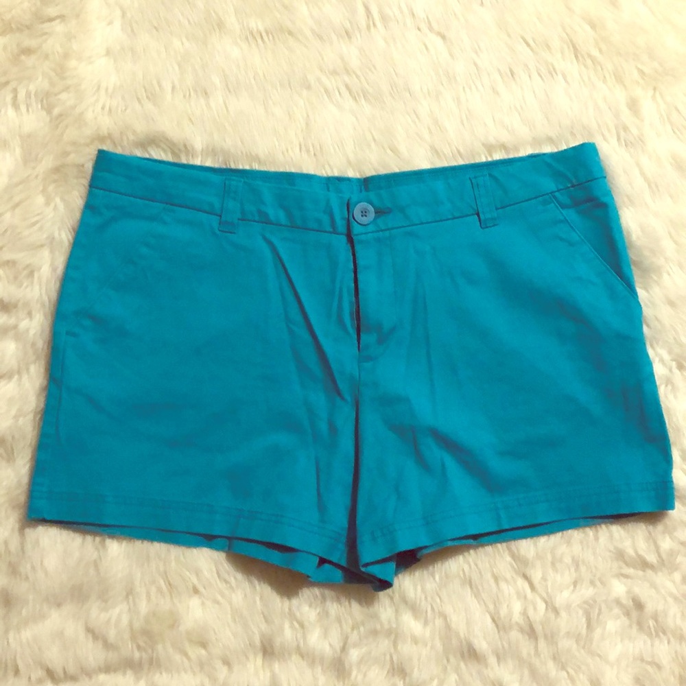 bcg Blue Cotton Shorts Sz 14